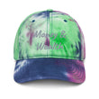 Money & Wealth In Silver Embroidery on Tie-Dye Hat