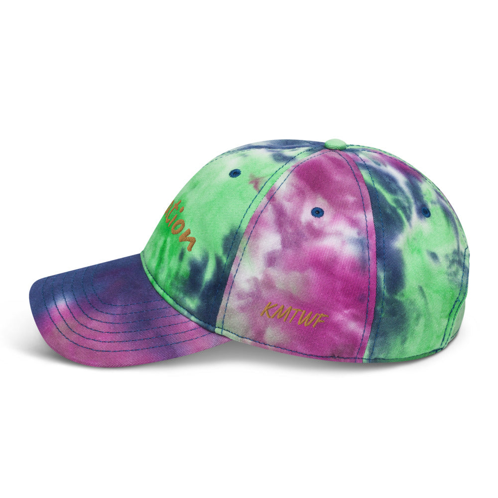 Education In Copper Embroidery on Tie-Dye Hat