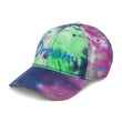 Dream In Sapphire Embroidery on Tie-Dye Hat