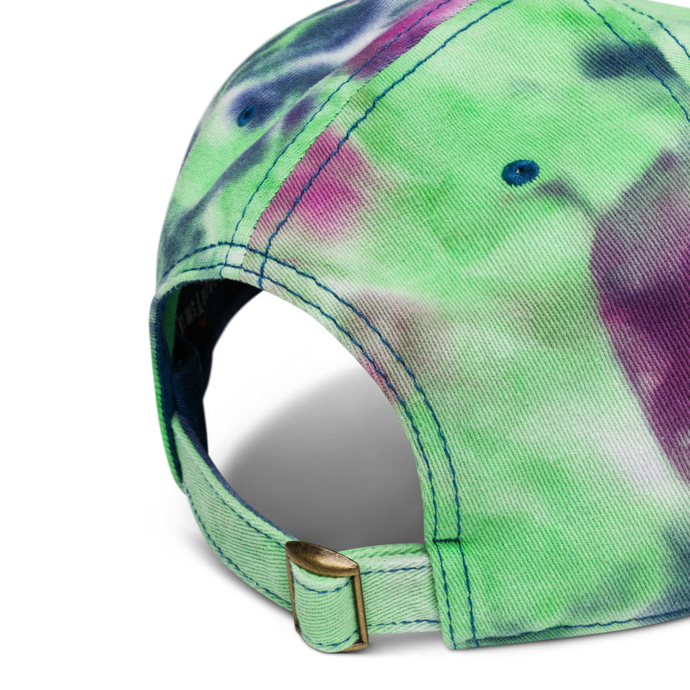 KMTWF In Gold Embroidery on Tie-Dye Hat