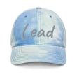 Lead In Silver Embroidery on Tie-Dye Hat