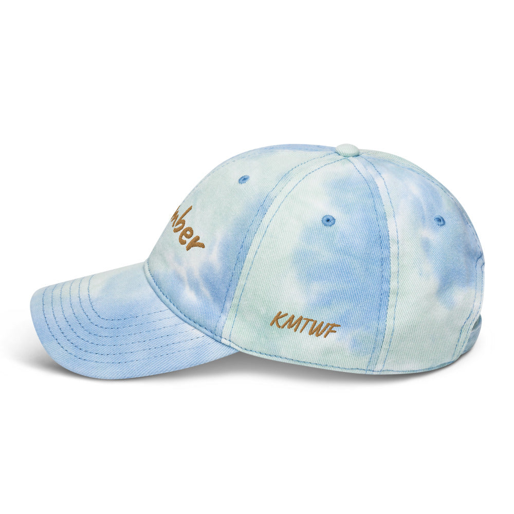 Remember In Celluloid Embroidery on Tie-Dye Hat