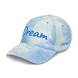 Dream In Sapphire Embroidery on Tie-Dye Hat