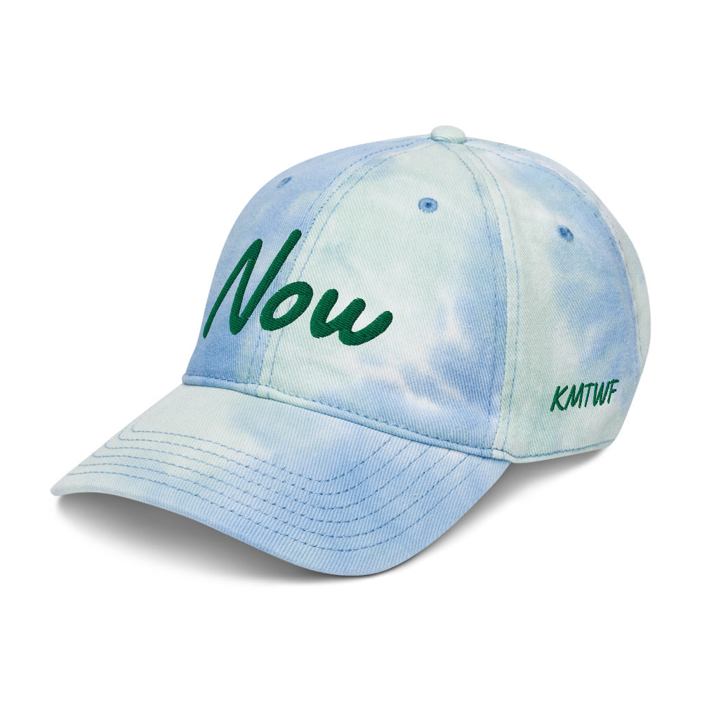 Now In Emerald Embroidery on Tie-Dye Hat