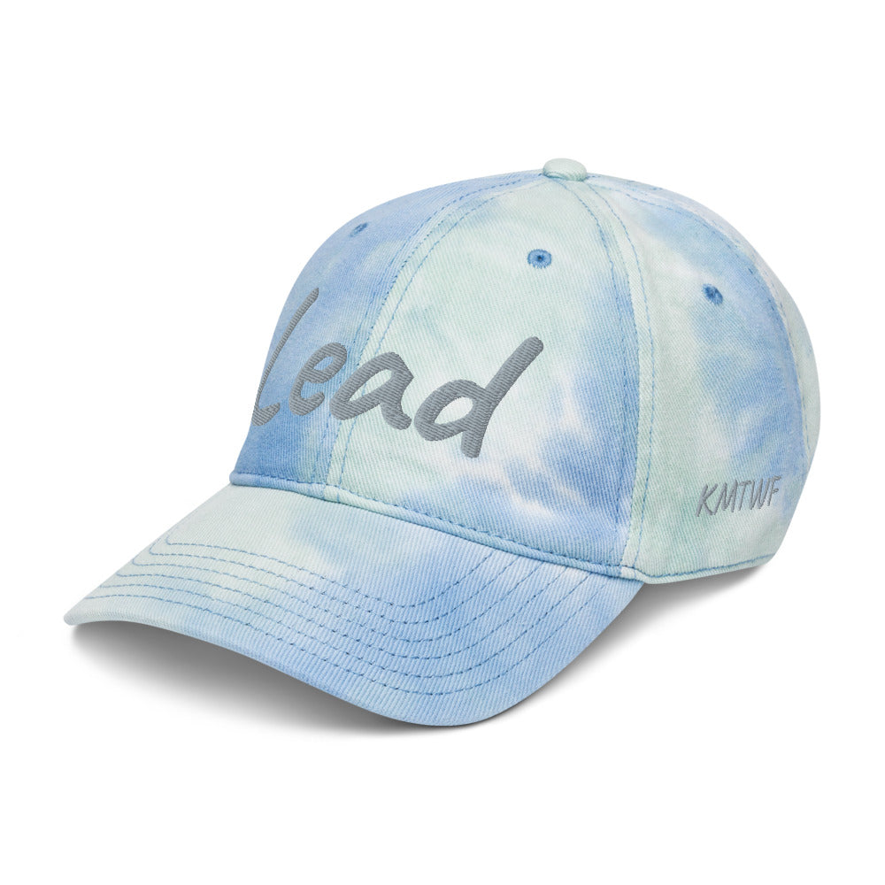 Lead In Silver Embroidery on Tie-Dye Hat