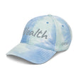 Wealth In Silver Embroidery on Tie-Dye Hat