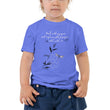 Walk With A Purpose Haiku With Dragonfly on Toddler Short Sleeve T-Shirt