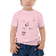 Walk With A Purpose Haiku With Dragonfly on Toddler Short Sleeve T-Shirt