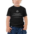 Binary Instructions To Keep Moving The World Forward With Vitruvian Earth In White on Toddler Short Sleeve T-Shirt