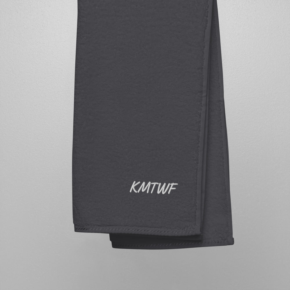 KMTWF In Pearl Embroidery on Turkish Cotton Towel