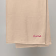 Gratitude In Star Rose Quartz Embroidery on Turkish Cotton Towel