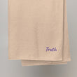 Truth In Amethyst Embroidery on Turkish Cotton Towel