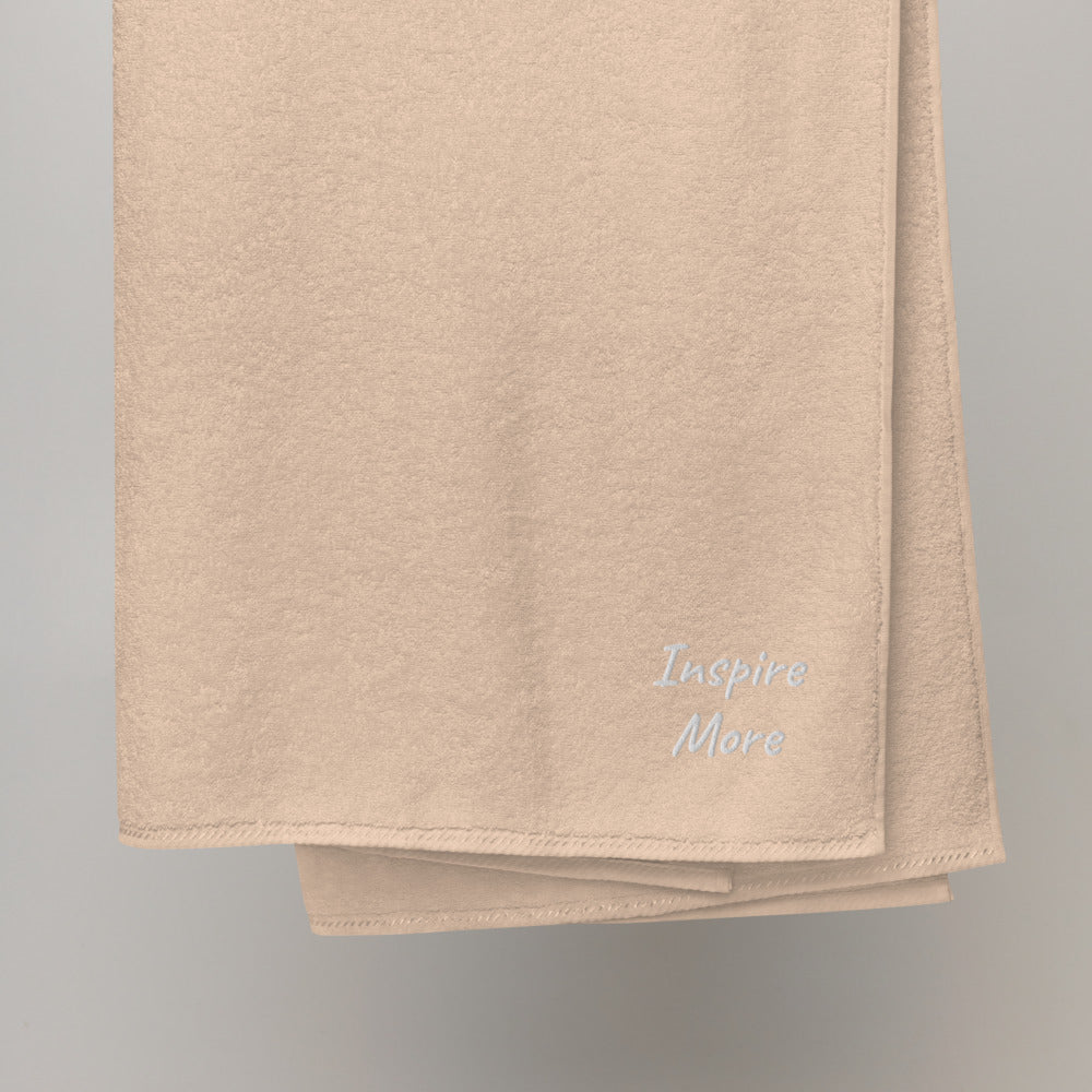 Inspire More In Diamond Embroidery on Turkish Cotton Towel