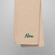 Now In Emerald Embroidery on Turkish Cotton Towel