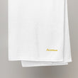 Persistence In Gold Embroidery on Turkish Cotton Towel