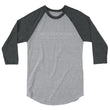 5813 Ventures Logo In Pearl on Unisex 3/4 Sleeve Raglan Shirt