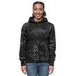 Believe In Amethyst Embroidery on Unisex Tie-Dye Hoodie