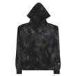 Truth In Amethyst Embroidery on Unisex Tie-Dye Hoodie