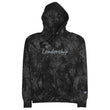 Leadership In Silver Embroidery on Unisex Tie-Dye Hoodie