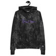 Truism In Amethyst Embroidery on Unisex Tie-Dye Hoodie