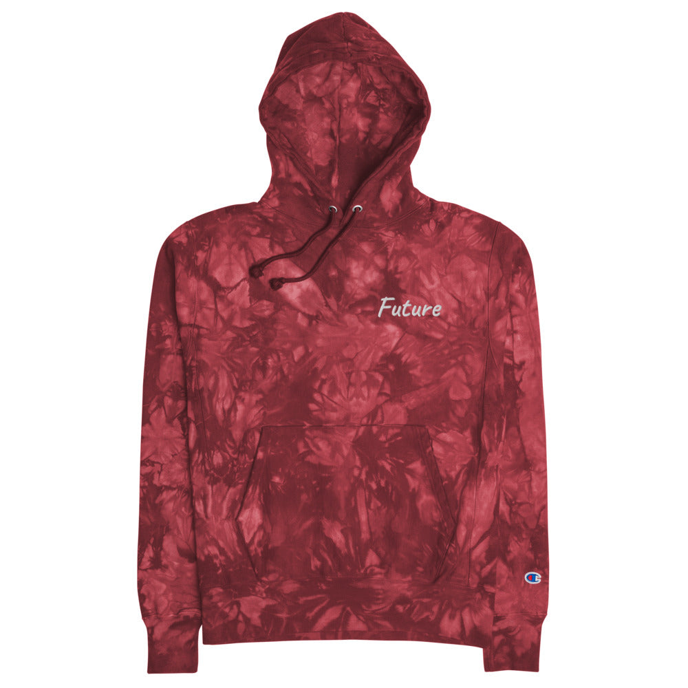 Future In Pearl Embroidery on Unisex Tie-Dye Hoodie