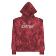 KMTWF In Pearl Embroidery on Unisex Tie-Dye Hoodie