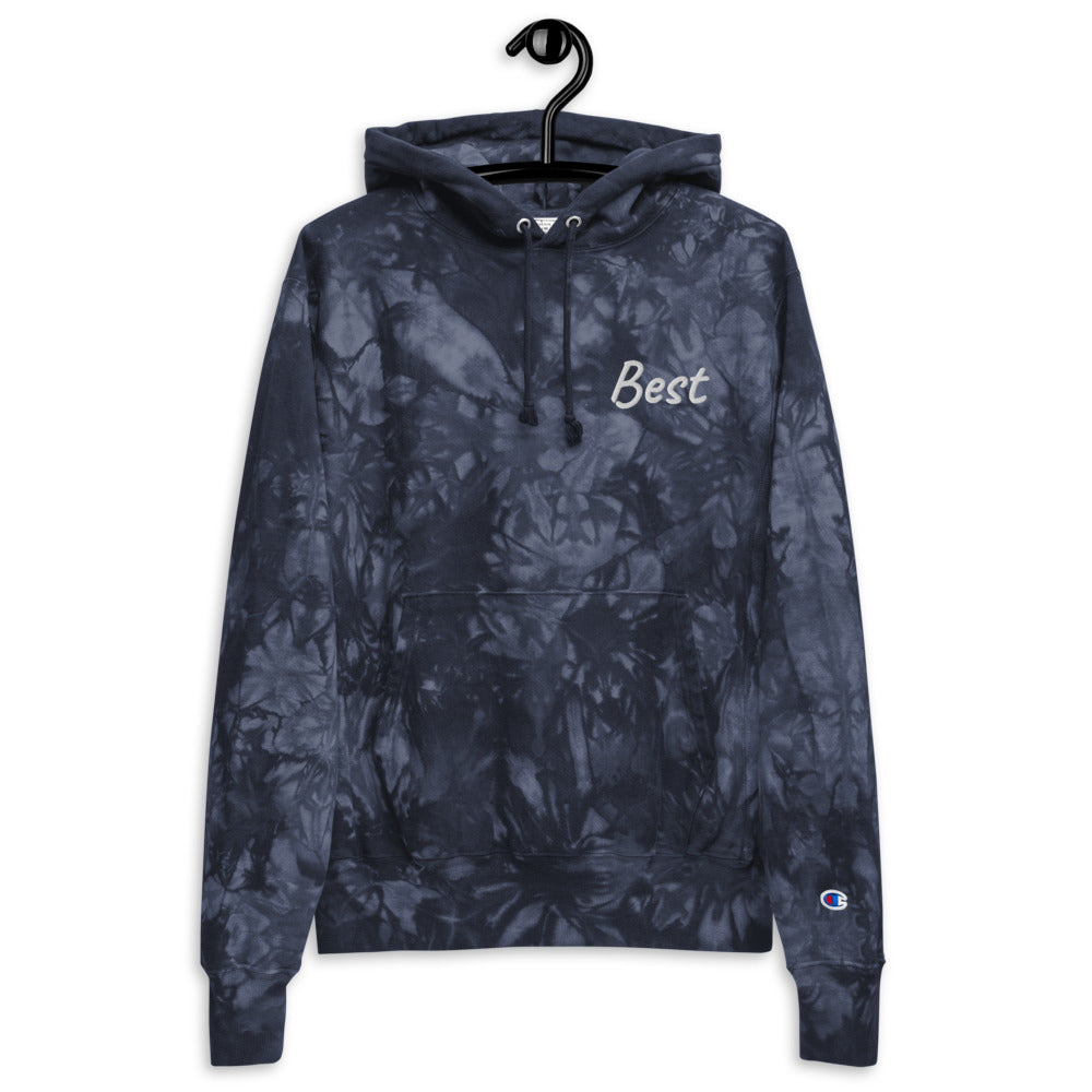 Best In Diamond Embroidery on Unisex Tie-Dye Hoodie