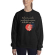 Believe To Win Haiku With Sun Tree on Unisex Crew Neck Sweatshirt