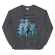 Remember Your Heritage Haiku With Trees on Unisex Crew Neck Sweatshirt