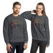 Life Is An Encore Haiku With Wren on Unisex Crew Neck Sweatshirt