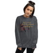 Life Is An Encore Haiku With Wren on Unisex Crew Neck Sweatshirt