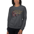 Life Is An Encore Haiku With Wren on Unisex Crew Neck Sweatshirt