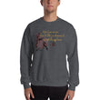 Life Is An Encore Haiku With Wren on Unisex Crew Neck Sweatshirt