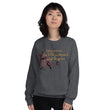 Life Is An Encore Haiku With Wren on Unisex Crew Neck Sweatshirt