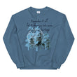 Remember Your Heritage Haiku With Trees on Unisex Crew Neck Sweatshirt