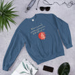 Believe To Win Haiku With Sun Tree on Unisex Crew Neck Sweatshirt