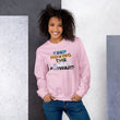 Environmental Causes Keep Moving The World Forward on Unisex Crew Neck Sweatshirt