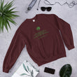 Binary Instructions To Keep Moving The World Forward With Venusian Earth In Green on Unisex Crew Neck Sweatshirt