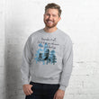 Remember Your Heritage Haiku With Trees on Unisex Crew Neck Sweatshirt