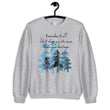 Remember Your Heritage Haiku With Trees on Unisex Crew Neck Sweatshirt