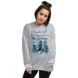 Remember Your Heritage Haiku With Trees on Unisex Crew Neck Sweatshirt