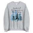 Remember Your Heritage Haiku With Trees on Unisex Crew Neck Sweatshirt