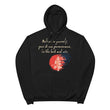 Believe To Win Haiku With Sun Tree on Unisex Fleece Hoodie