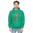 Matsuo Basho Haiku With Bonsai on Unisex Fleece Hoodie