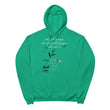 Walk With A Purpose Haiku With Dragonfly on Unisex Fleece Hoodie