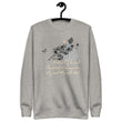 Always Win Now Haiku With Butterfly on Unisex Fleece Pullover