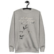 Walk With A Purpose Haiku With Dragonfly on Unisex Fleece Pullover