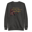 Life Is An Encore Haiku With Wren on Unisex Fleece Pullover