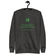 Binary Instructions To Keep Moving The World Forward With Venusian Earth In Green on Unisex Fleece Pullover