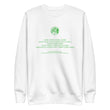 Binary Instructions To Keep Moving The World Forward With Venusian Earth In Green on Unisex Fleece Pullover